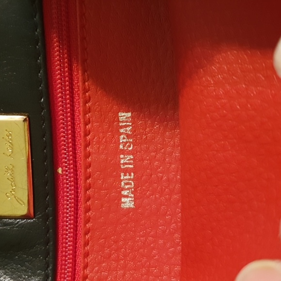 Judith Leiber Black Leather Quilted Mini Bag - Picture 6 of 14